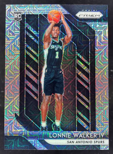 2018-19 Panini Prizm Prizms Mojo #251 Lonnie Walker IV RC /25