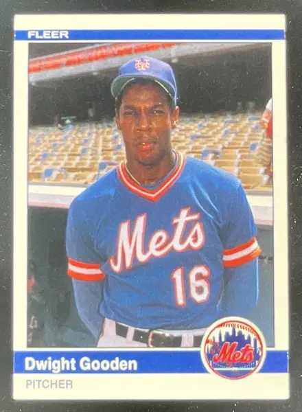 1984 Fleer Update #U-43 Dwight Gooden RC