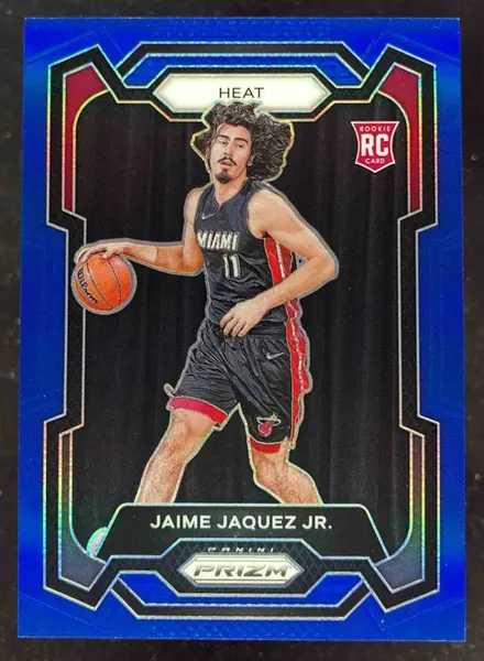 2023-24 Panini Prizm Prizms Blue #137 Jaime Jaquez Jr. RC /199