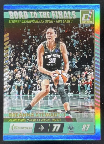 2025 Panini Donruss WNBA Road To The Finals Second Round #1 Breanna Stewart /199