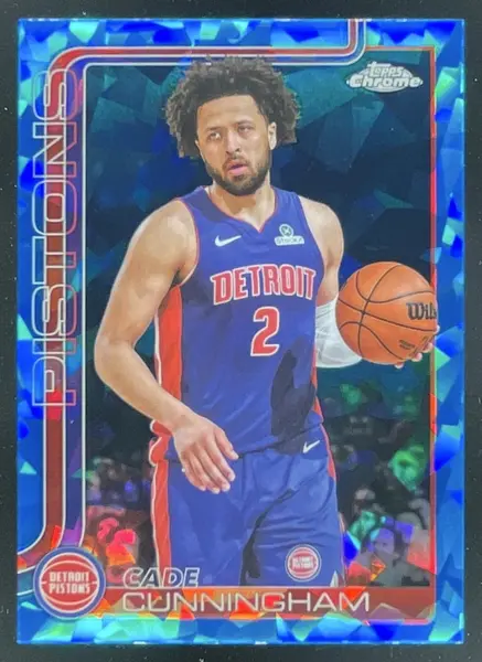 2025-26 Topps Chrome Sapphire #88 Cade Cunningham