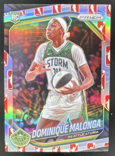 2025 Panini WNBA Prizm WNBA Logo Prizm #116 Dominique Malonga