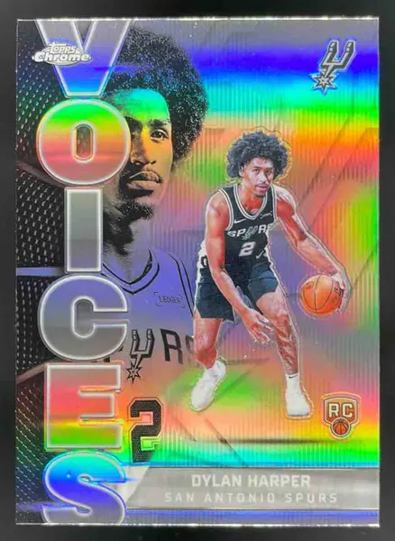 2025-26 Topps Chrome Voices Refractor #VS-7 Dylan Harper RC