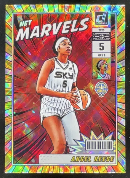 2025 Panini Donruss WNBA Net Marvels Diamond #20 Angel Reese