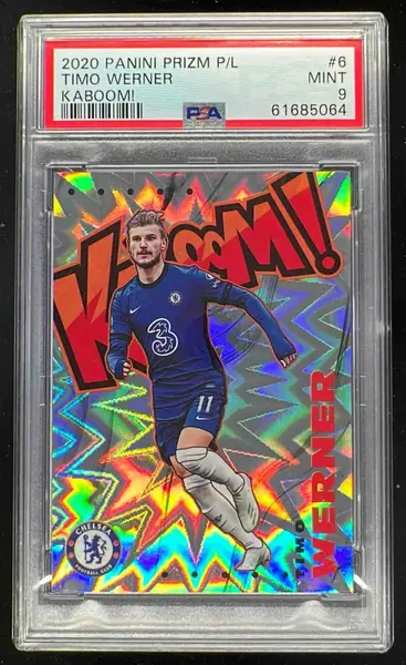 2020 Panini Prizm Premier League Kaboom SSP #6 Timo Werner 2020 Panini Prizm Premier League Kaboom SSP #6 Timo Werner