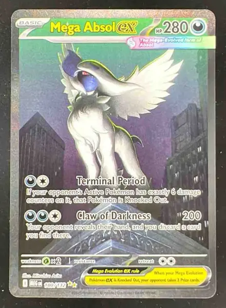 2025 Pokemon Mega Evolution #180/132 Mega Absol ex Special