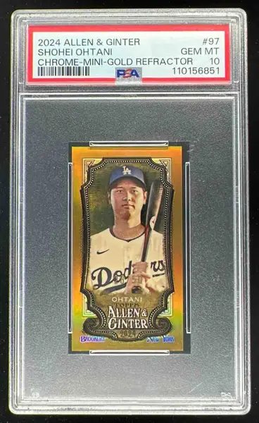 2024 Topps Allen & Ginter Chrome Mini Gold Refractors Shohei