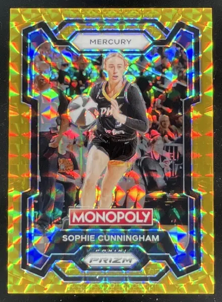 2024 Panini Prizm Monopoly WNBA Gold Prizm #37 Sophie Cunningham /49