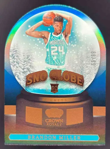 2023-24 Panini Crown Royale Sno Globe #1 Brandon Miller RC /99