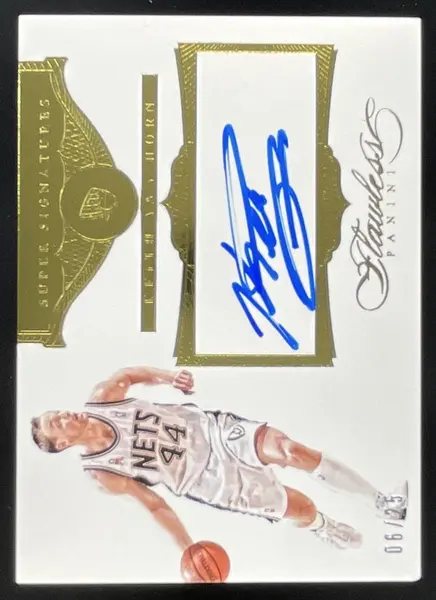 2015-16 Panini Flawless Super Signatures #SS-KH Keith Van Horn Auto /25