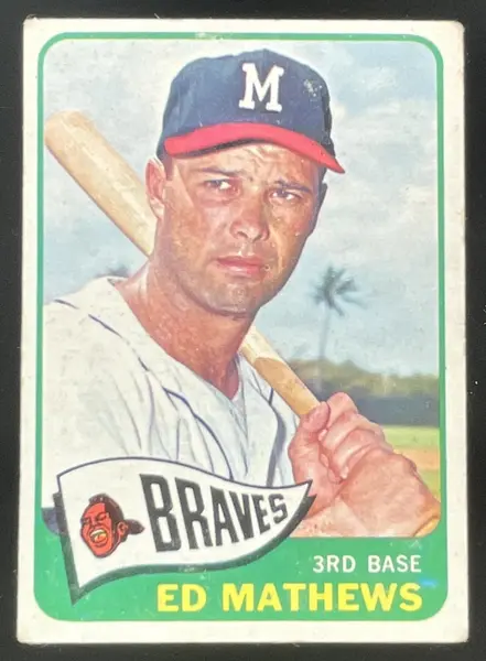 1965 Topps #500 Ed Mathews