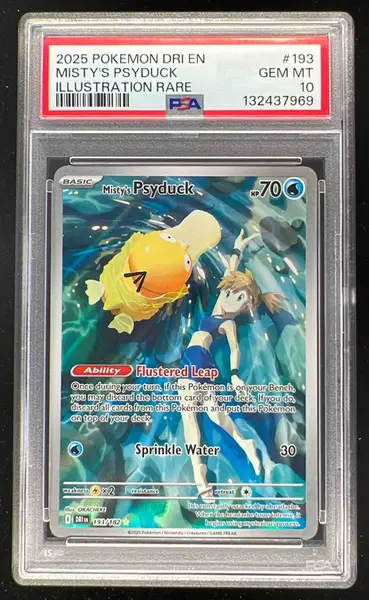 2025 Pokemon SV Destined Rivals - DRI EN #193/182 Misty's Psyduck PSA 10