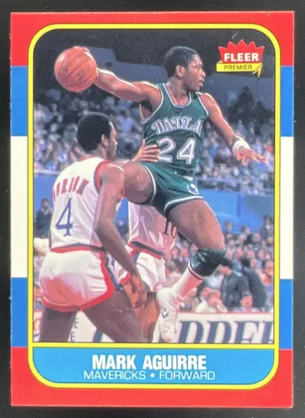1986-87 Fleer #3 Mark Aguirre RC
