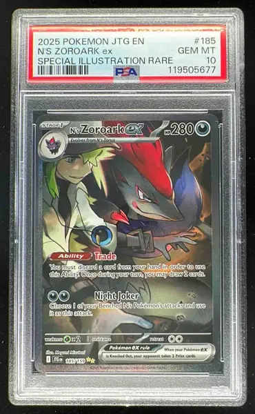 2025 Pokemon SV Journey Together - JTG EN #185/159 N's Zoroark ex