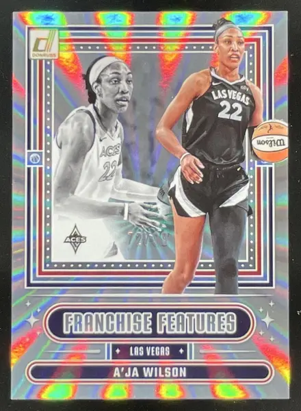 2025 Panini Donruss WNBA Franchise Features Holo Laser #11 A'ja Wilson /99