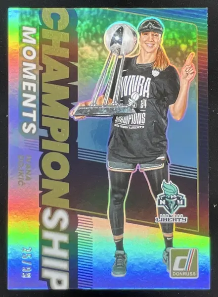 2025 Panini Donruss WNBA Championship Moments #6 Ivana Dojkic /99