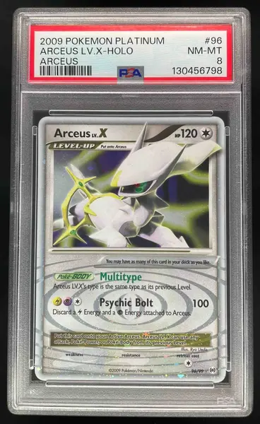 2009 Pokemon Platinum Arceus #96/99 Arceus LV.X PSA 8