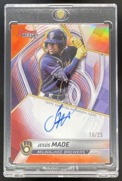 2025 Bowman Bowman's Best of 2025 Orange #B25-JM Jesus Made Auto /25
