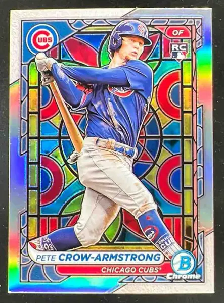 2024 Bowman Chrome Etched in Glass Variations #45 Pete Crow-Armstrong RC