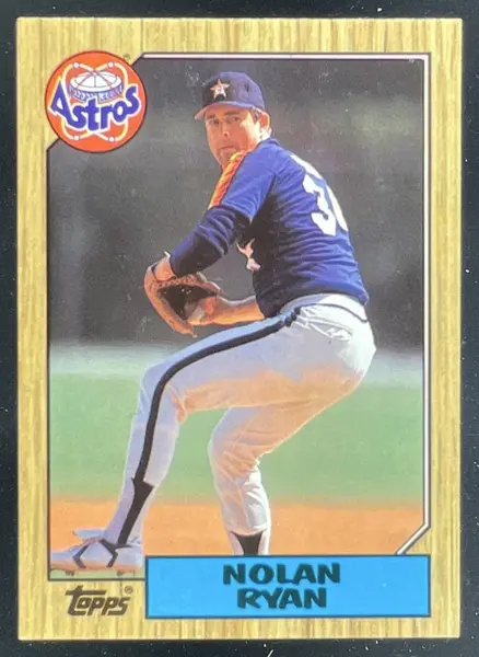 1987 Topps Tiffany #757 Nolan Ryan