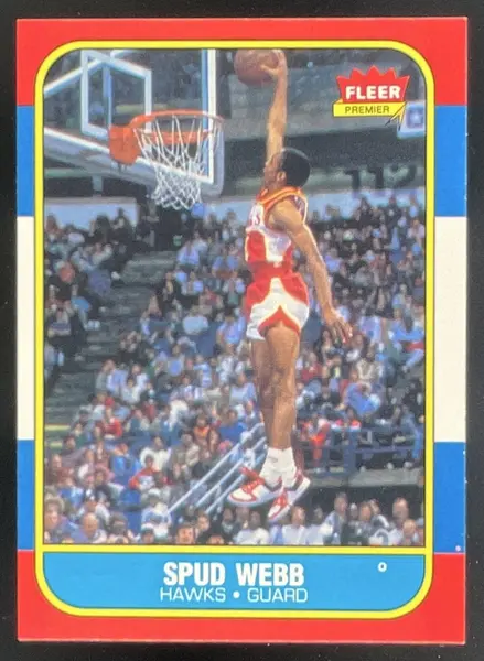 1986-87 Fleer #120 Spud Webb RC