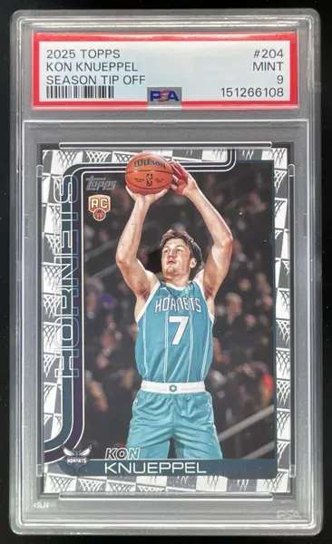 2025-26 Topps Season Tip-Off #204 Kon Knueppel PSA 9