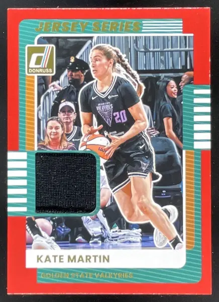 2025 Panini Donruss WNBA Jersey Series Red #81 Kate Martin MEM
