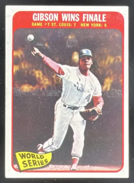 1965 Topps #138 World Series Game #7 - Gibson Wins Finale