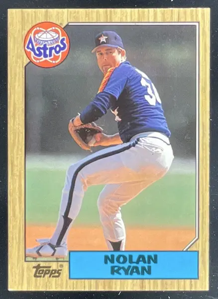 1987 Topps Tiffany #757 Nolan Ryan