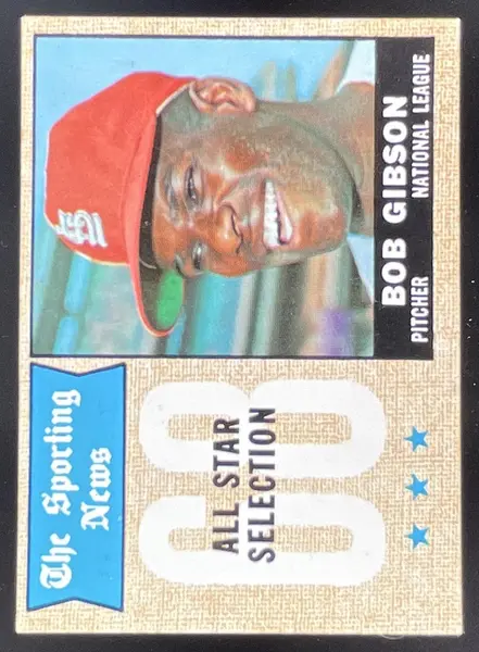 1968 Topps #378 Bob Gibson
