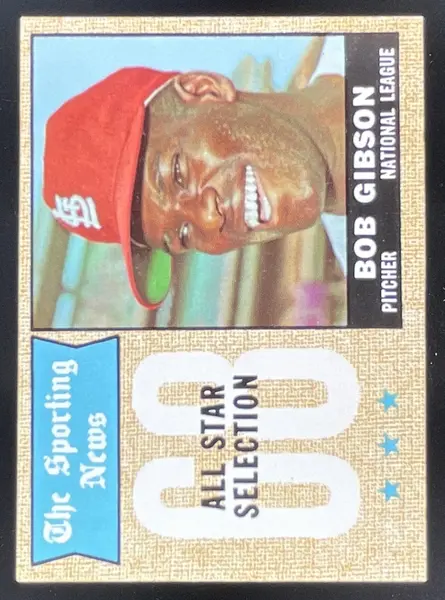 1968 Topps #378 Bob Gibson