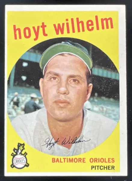 1959 Topps #349 Hoyt Wilhelm UER