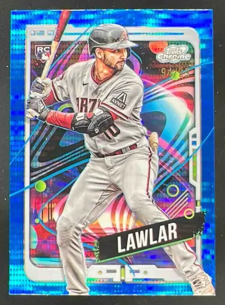 2024 Topps Cosmic Chrome Blue Moon Refractor #5 Jordan Lawlar RC /99