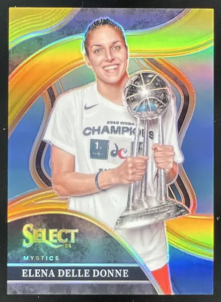 2024 Panini Select WNBA Gold Prizms #246 Elena Delle Donne Courtside /10