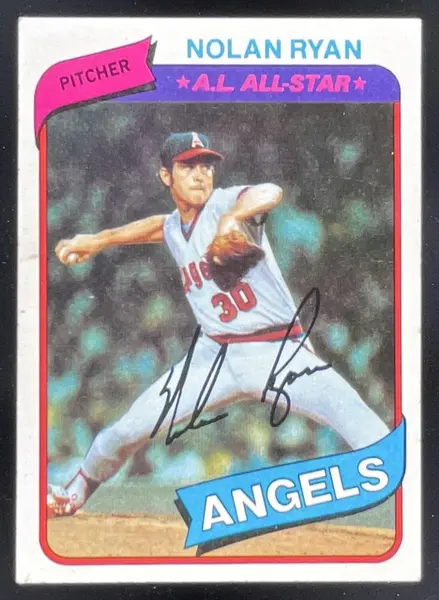 1980 Topps #580 Nolan Ryan All-Star