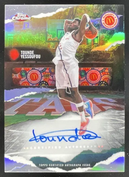 2025 Topps Chrome McDonald's All-American Winning Tags #TY Tounde Yessoufou Auto