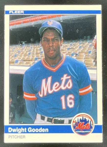 1984 Fleer Update #U-43 Dwight Gooden RC