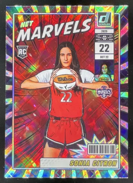 2025 Panini Donruss WNBA Net Marvels Diamond #4 Sonia Citron RC