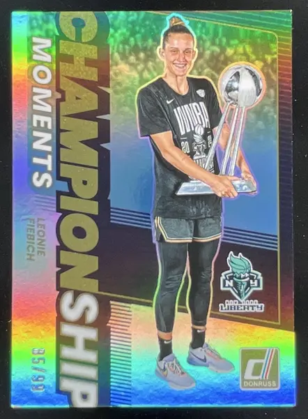 2025 Panini Donruss WNBA Championship Moments #11 Leonie Fiebich /99