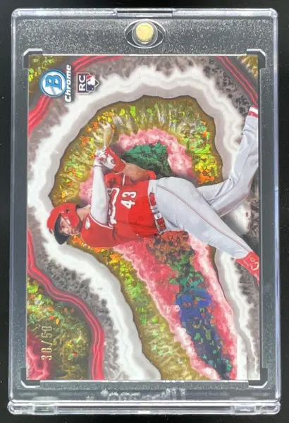2026 Bowman Crystallized Chrome Gold Refractor #BWC-11 Sal Stewart RC SSP /50