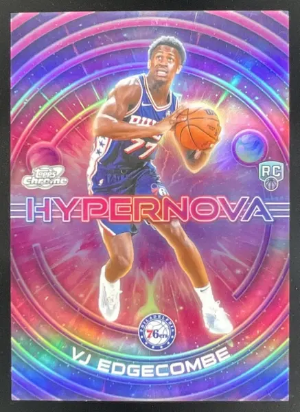 2025-26 Topps Cosmic Chrome Hypernova #HN-18 VJ Edgecombe RC SSP
