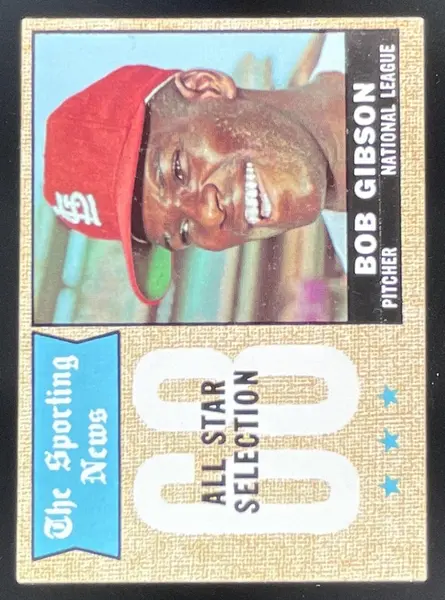 1968 Topps #378 Bob Gibson