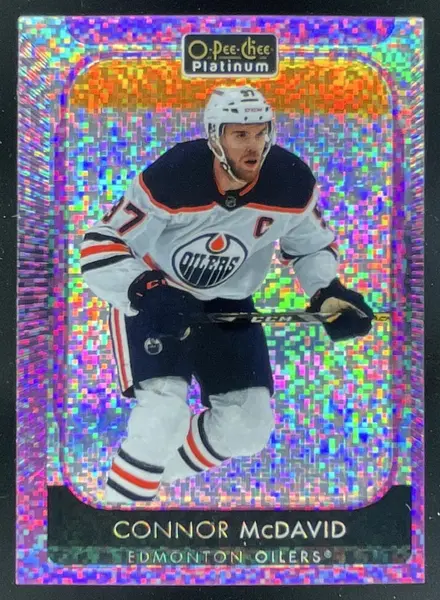 2021-22 O-Pee-Chee Platinum Violet Pixels #1 Connor McDavid /299