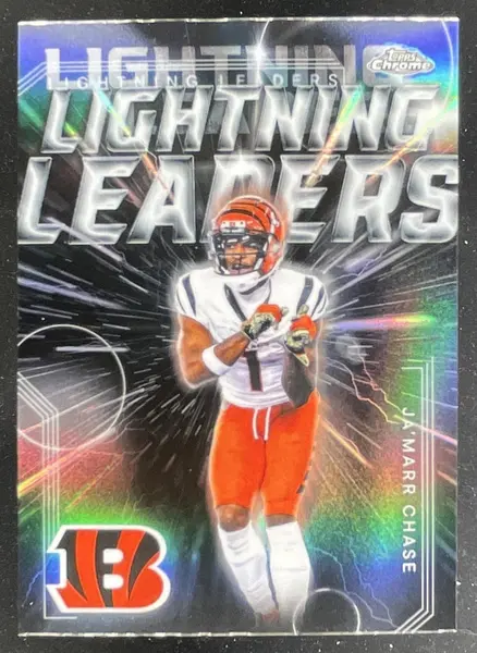 2025 Topps Chrome Lightning Leaders #LL-11 Ja'Marr Chase SSP