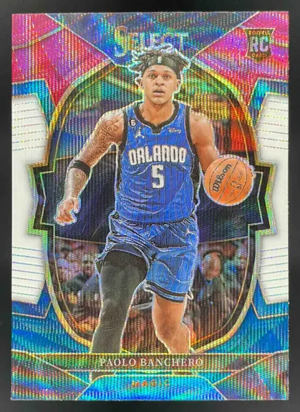 2022-23 Panini Select Tri Color Prizms #72 Paolo Banchero RC Concourse