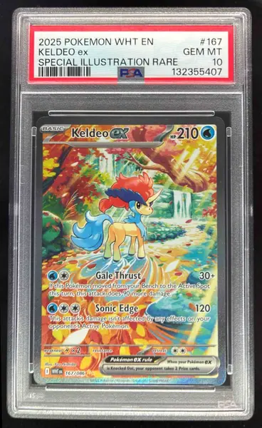 2025 Pokemon SV White Flare #167/086 Keldeo ex Special