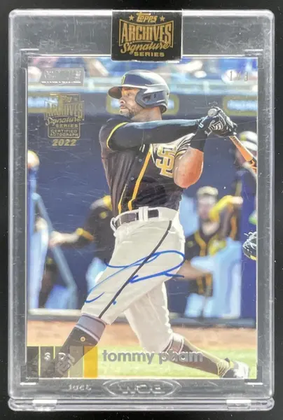 2022 Topps Archives Signature Series Autograph Tommy Pham Auto /3
