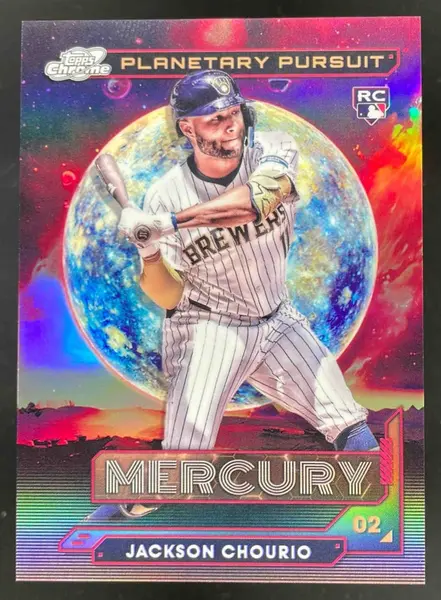 2024 Topps Cosmic Chrome Planetary Pursuit Mercury #PPM-9 Jackson Chourio RC