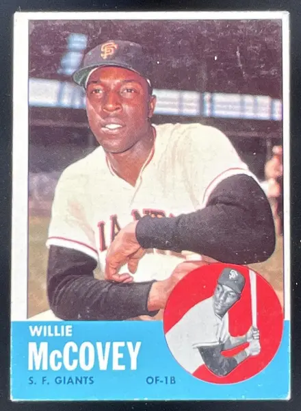 1963 Topps #490 Willie McCovey