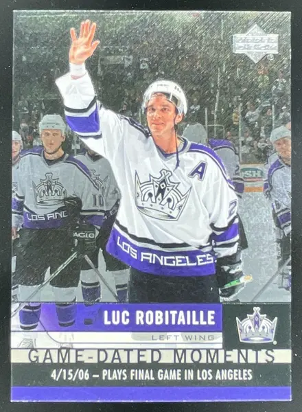 2006-07 Upper Deck Game Dated Moments #GD3 Luc Robitaille